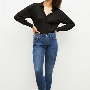 Frame Le Skinny de Jeanne Crop Jean